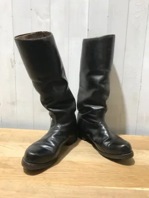 Vintage European Leather Riding Boots #4174