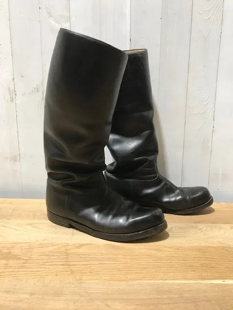 Vintage European Leather Riding Boots #4174