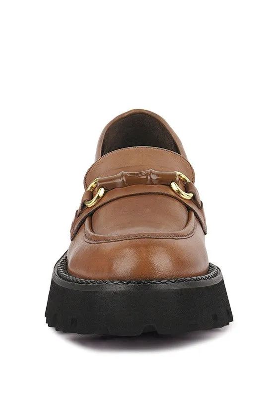 VIOT - Chunky Leather Loafers for women