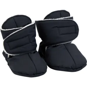 Voksi® Black Baby Booties-Black Light Grey