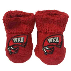 Western Kentucky Hilltoppers Two Feet Ahead Infant Baby Newborn Socks Booties