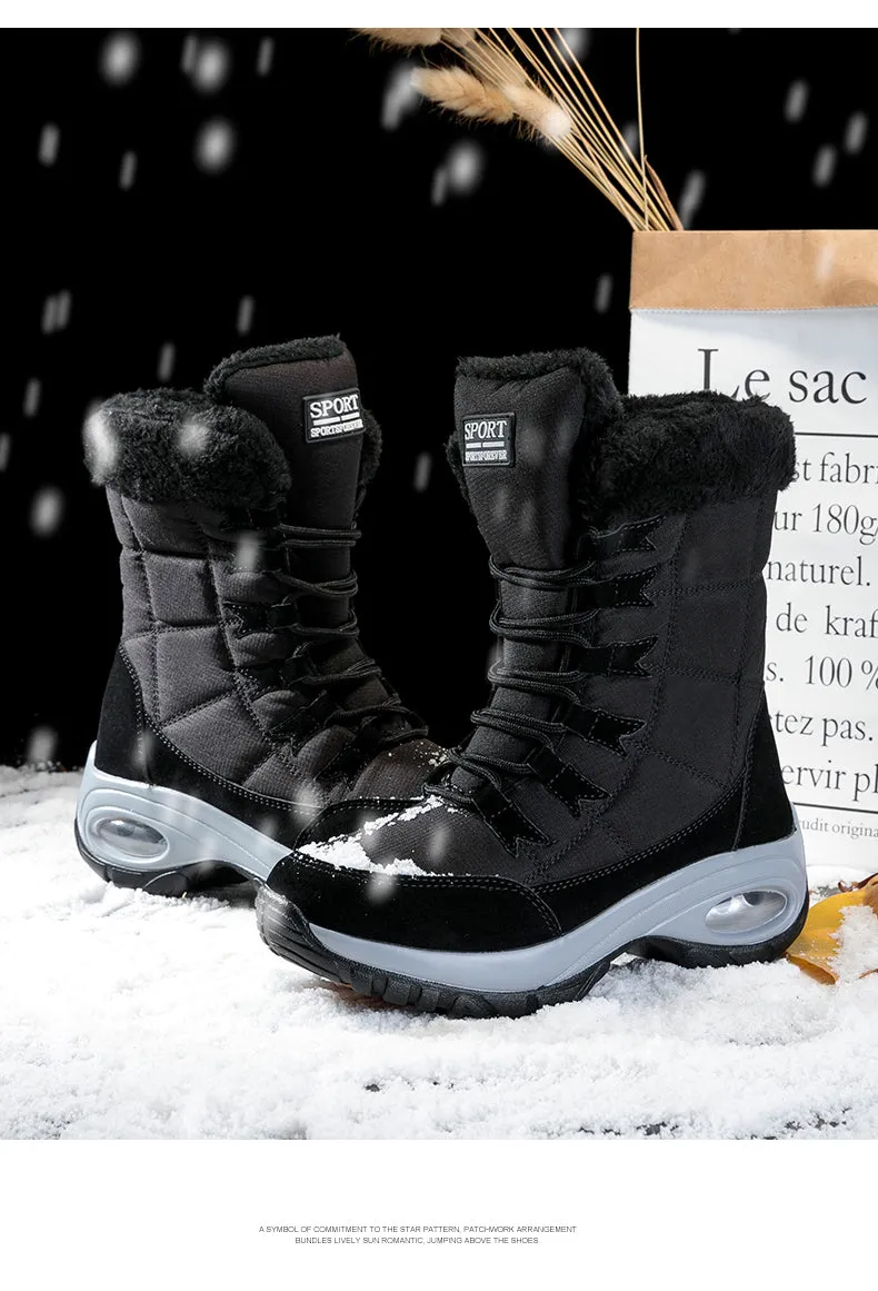 Winter Mid-Calf Snow Boots