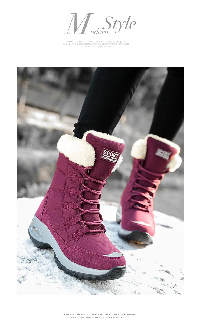 Winter Mid-Calf Snow Boots