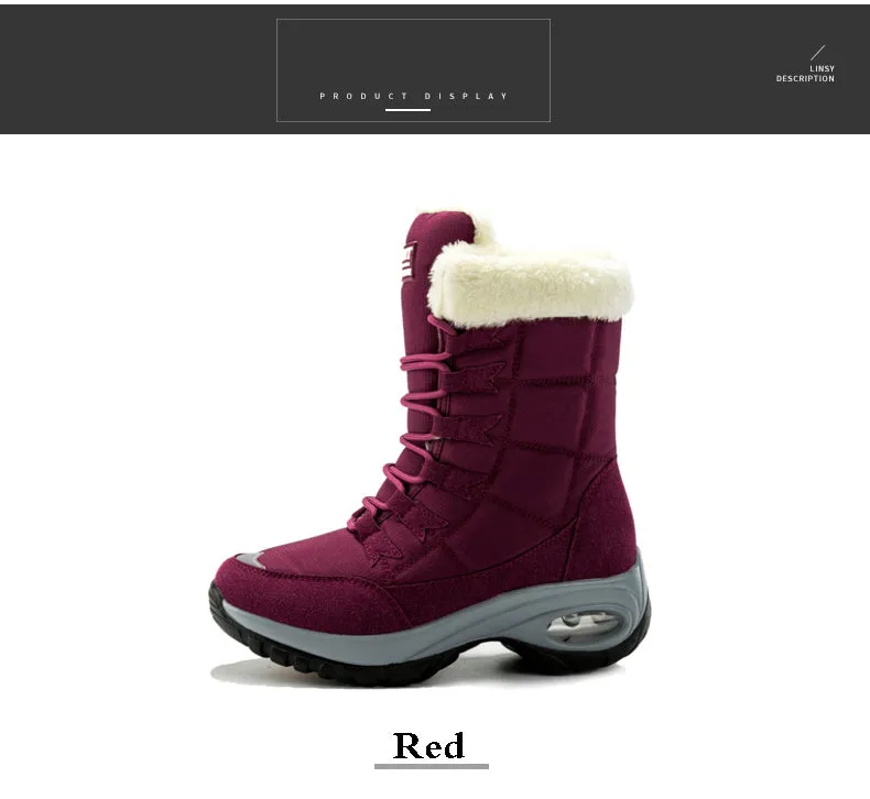 Winter Mid-Calf Snow Boots