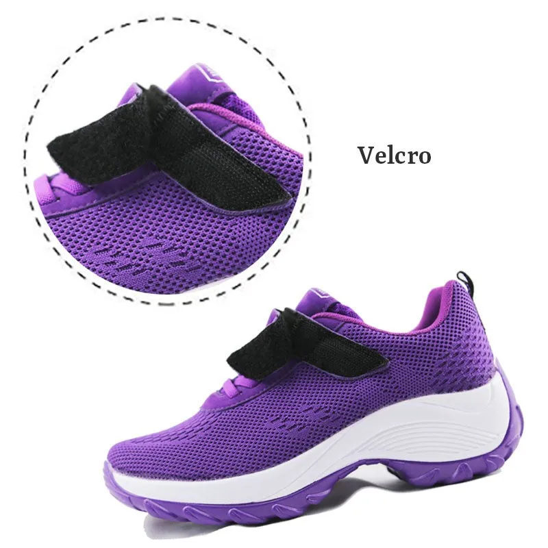 Women's Comfortable Woven Knit Sneakers