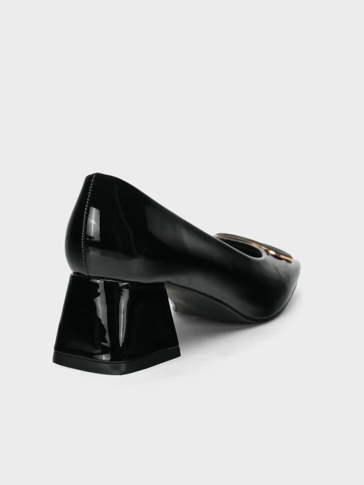 Women's "AWILDA" Square Toe Block Heel Courts