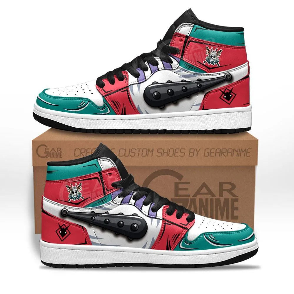 Yamato's kanabo Sneakers Custom Anime Wano Arc OP Shoes